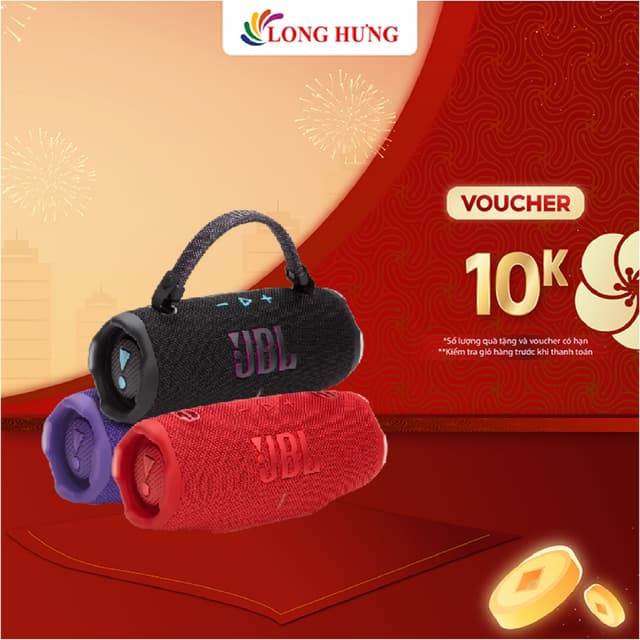 Loa Bluetooth JBL Charge 6 JBLCHARGE6 - Hàng chính hãng - Ảnh 10