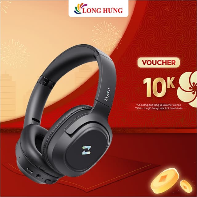 Tai nghe chụp tai Bluetooth Havit LIFE 02H H612BT Pro - Hàng chính hãng - Ảnh 5