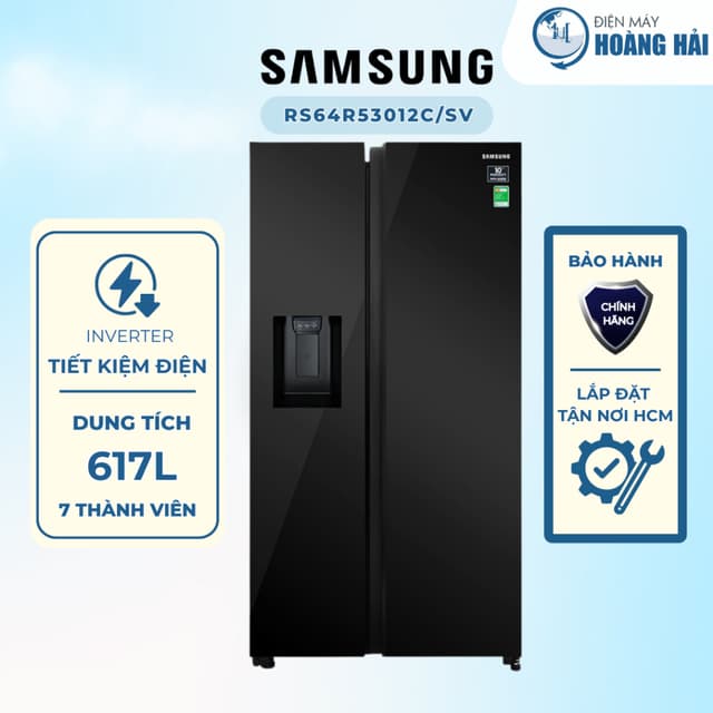 RS64R53012C/SV | Tủ lạnh Samsung Inverter 635 lít Side By Side RS64R53012C/SV - Hàng chính hãng - Ảnh 10