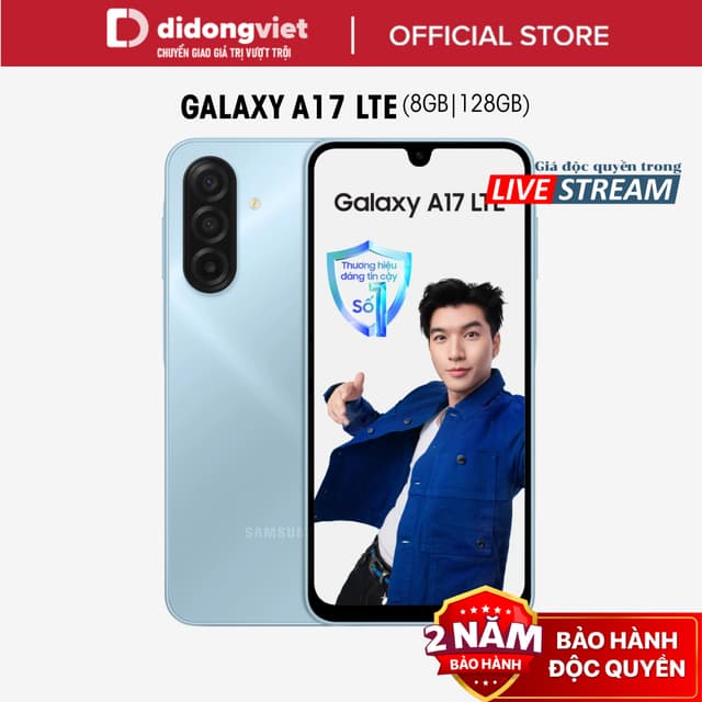 (KOL) Điện thoại Samsung Galaxy A17 LTE 8GB | 128GB, Màn hình 6,7" 90Hz - MediaTek Helio G99 - 5000mAh, Bảo hành 2 năm - Ảnh 12