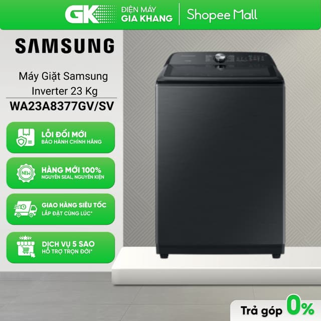WA23A8377GV/SV Máy Giặt Samsung Inverter 23 Kg WA23A8377GVSV [Toàn Quốc] - Ảnh 11