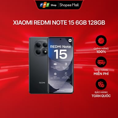 So sánh giá [Hàng mới về] Điện thoại Xiaomi Redmi Note 15 6GB 128GB rẻ nhất?