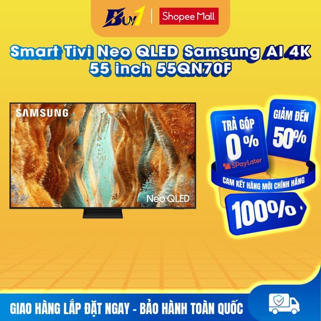 55QN70F - Smart Tivi Neo QLED Samsung AI 4K 55 inch QA55QN70F - Hàng chính hãng - Ảnh 6