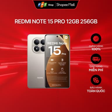 So sánh giá [Tặng Loa Bluetooth Xiaomi Sound Outdoor] Điện thoại Redmi Note 15 Pro 12GB 256GB rẻ nhất?