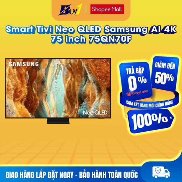 75QN70F - Smart Tivi Neo QLED Samsung AI 4K 75 inch QA75QN70F - Hàng chính hãng - Ảnh 6