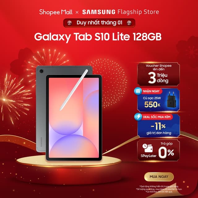 Máy tính bảng Samsung Galaxy Tab S10 Lite Wifi 6GB/128GB - Ảnh 4