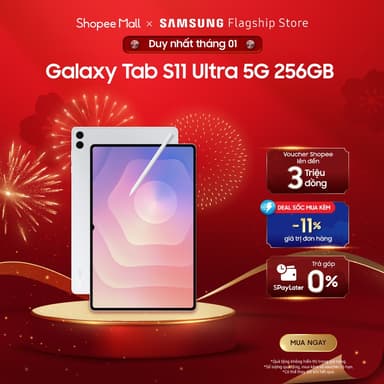 So sánh giá Máy tính bảng Samsung Galaxy Tab S11 Ultra 5G 12GB/256GB rẻ nhất?
