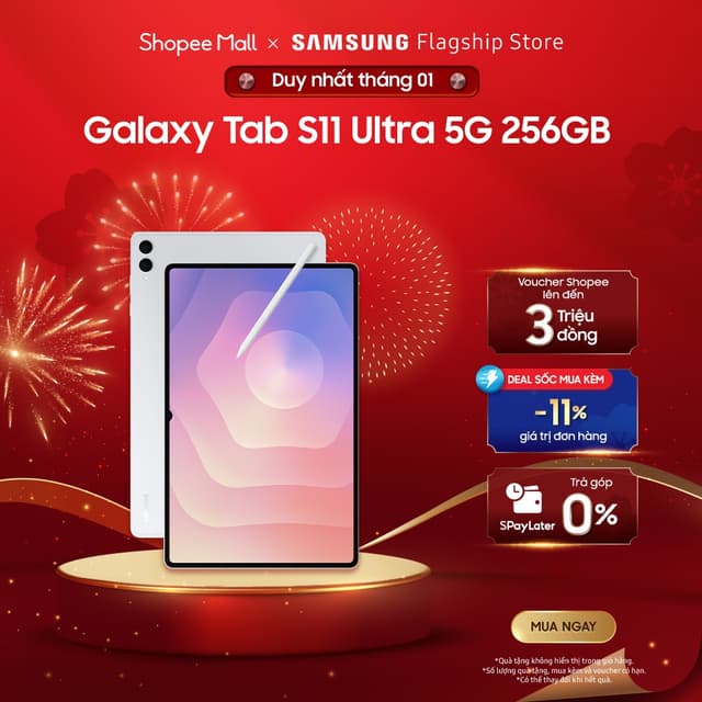 Máy tính bảng Samsung Galaxy Tab S11 Ultra 5G 12GB/256GB - Ảnh 11