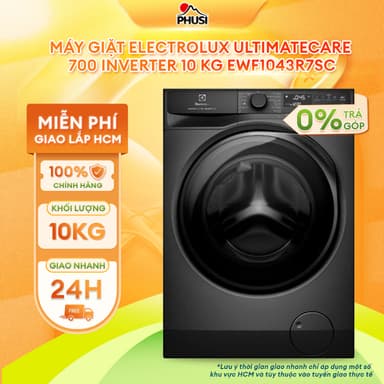 So sánh giá EWF1043R7SC Máy giặt Electrolux UltimateCare 700 Inverter 10 kg EWF1043R7SC [MIỄN PHÍ GIAO LẮP HCM] rẻ nhất?
