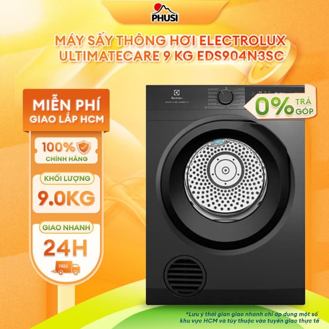 EDS904N3SC Máy sấy thông hơi Electrolux UltimateCare 9 kg EDS904N3SC [MIỄN PHÍ GIAO LẮP HCM] - Ảnh 6