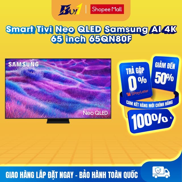 65QN80F - Smart Tivi Neo QLED Samsung AI 4K 65 inch QA65QN80F - Hàng chính hãng - Ảnh 4