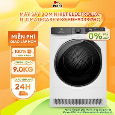 So sánh giá EDH903R7WC Máy sấy bơm nhiệt Electrolux UltimateCare 9 kg EDH903R7WC [GIAO LẮP MIỄN PHÍ HCM] rẻ nhất?