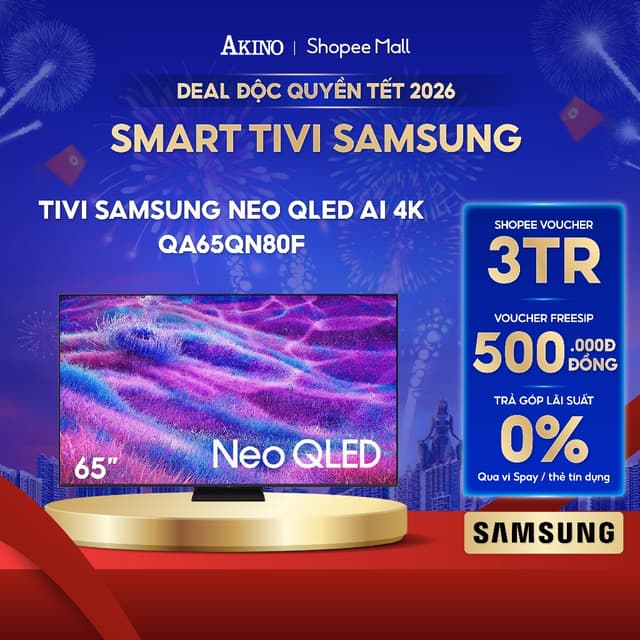 QA65QN80F - Smart Tivi Neo QLED Samsung AI 4K 65 inch - Bảo hành chính hãng - Ảnh 5