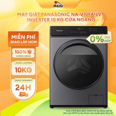 So sánh giá NA-V10FA1LVT Máy giặt Panasonic NA-V10FA1LVT Inverter 10 Kg cửa ngang [Miễn phí giao lắp HCM] rẻ nhất?