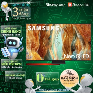 So sánh giá QA65QN70F - Smart Tivi Samsung AI Neo QLED Mini LED 4K 65 inch QA65QN70F Model 2025 rẻ nhất?