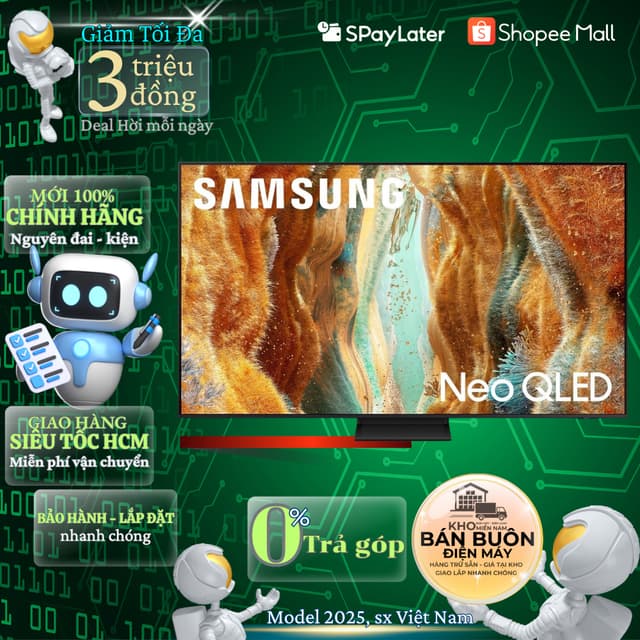 QA65QN70F - Smart Tivi Samsung AI Neo QLED Mini LED 4K 65 inch QA65QN70F Model 2025 - Ảnh 2