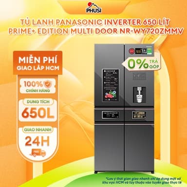 So sánh giá NR-WY720ZMMV [GIAO HÀNG MIỄN PHÍ HCM] Tủ lạnh Panasonic Inverter 650 lít PRIME+ Edition Multi Door - CHÍNH HÃNG rẻ nhất?