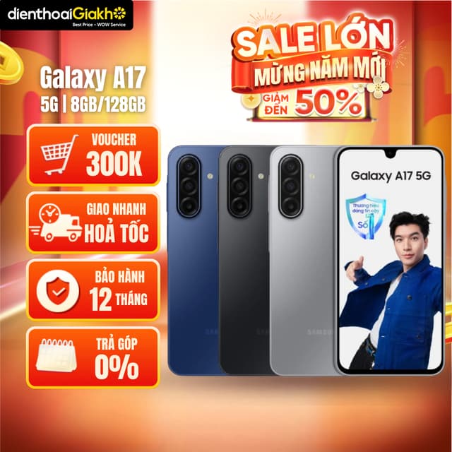 [Hỏa Tốc] Điện Thoại Samsung Galaxy A17 5G (8GB/128GB) - Bảo Hành Chính Hãng - Ảnh 5