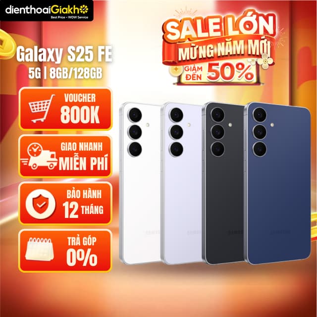 Điện Thoại Samsung Galaxy S25 FE 5G 8GB/128GB Chính Hãng, Bảo Hành 12 Tháng - Ảnh 6