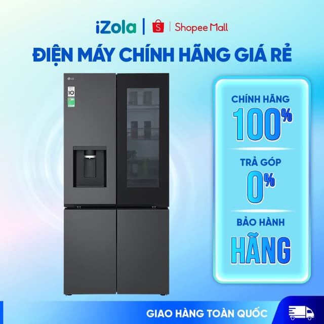 LFD58BLMAI - Tủ lạnh LG Inverter 576 lít Multi Door InstaView LFD58BLMAI - Hàng chính hãng - Ảnh 4