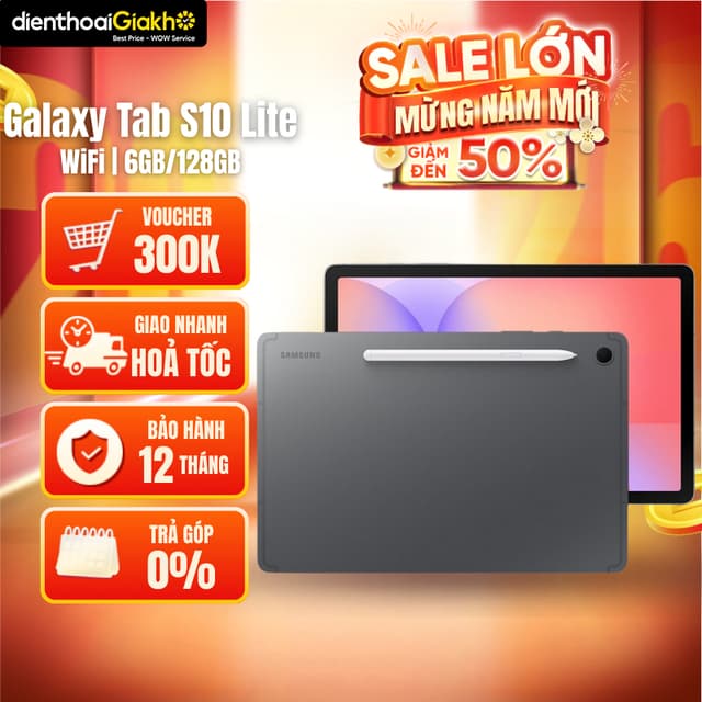 Máy Tính Bảng Samsung Galaxy Tab S10 Lite Wifi (6GB/128GB) Chính Hãng, Bảo Hành 12 Tháng - Ảnh 5