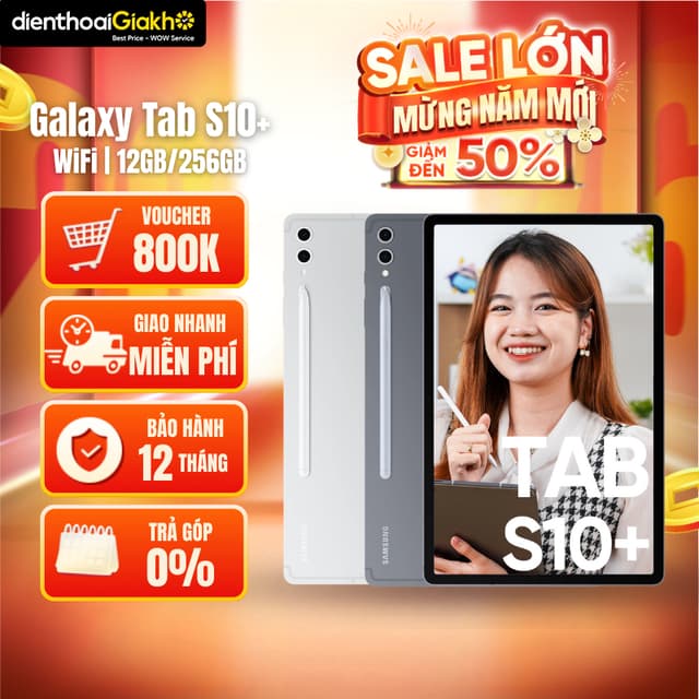 Máy Tính Bảng Samsung Galaxy Tab S10 Plus WIFI 12GB/256GB, Bảo Hành Chính Hãng 12 Tháng - Ảnh 10