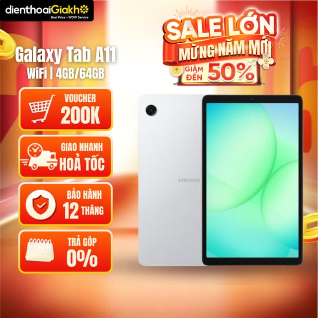 Máy Tính Bảng Samsung Galaxy Tab A11 Wifi (4GB/64GB) Chính Hãng, Bảo Hành 12 Tháng - Ảnh 10