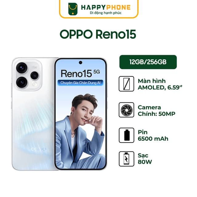 Điện Thoại Oppo Reno15 5G (12GB/256GB) - Hàng Chính Hãng - Ảnh 7
