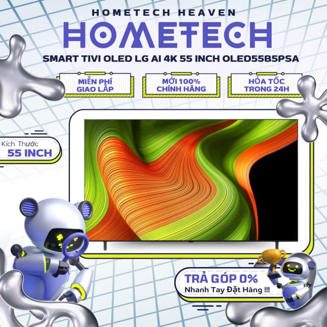 55B5PSA [GIAO LẮP MIỄN PHÍ] Smart Tivi OLED LG AI 4K 55 inch OLED55B5PSA - CHÍNH HÃNG - Ảnh 11