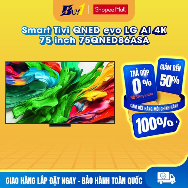 75QNED86ASA - Smart Tivi QNED evo LG AI 4K 75 inch 75QNED86ASA - Hàng chính hãng - Ảnh 4