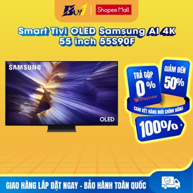 So sánh giá 55S90F - Smart Tivi OLED Samsung AI 4K 55 inch QA55S90F - Hàng chính hãng rẻ nhất?