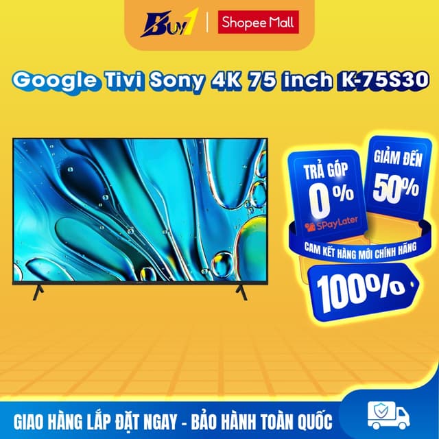 75S30 - Google Tivi Sony 4K 75 inch K-75S30 - Hàng chính hãng - Ảnh 7