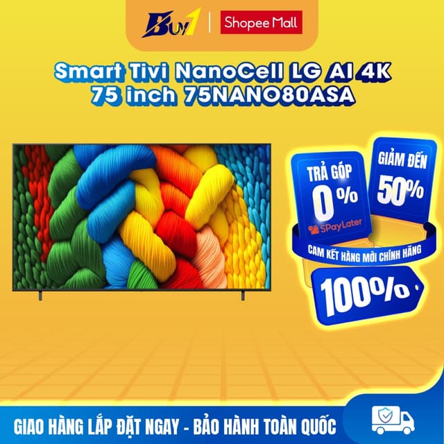 75NANO80ASA - Smart Tivi NanoCell LG AI 4K 75 inch 75NANO80ASA - Hàng chính hãng - Ảnh 4