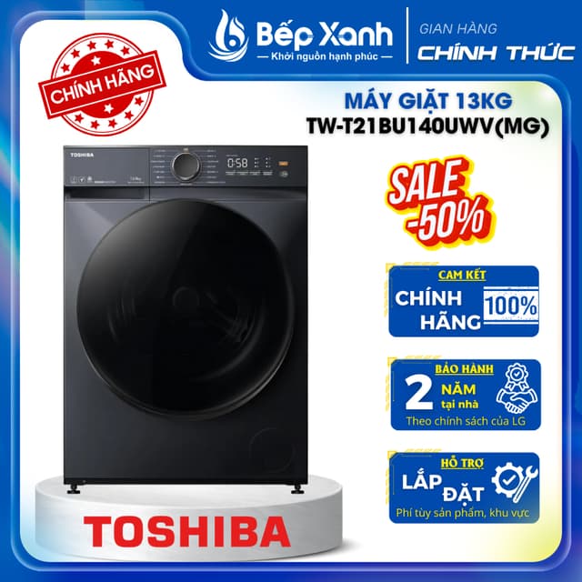TW-T21BU140UWV(MG) - Máy giặt Toshiba Inverter 13 kg TW-T21BU140UWV(MG) - Ảnh 4