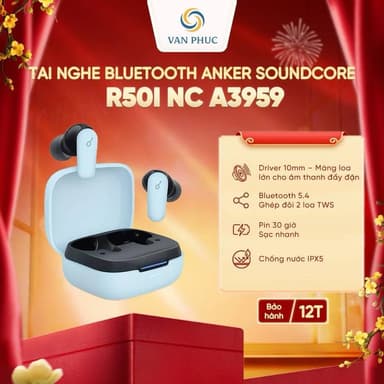 So sánh giá Tai nghe không dây Bluetooth True Wireless soundcore R50i NC A3959 - Bảo hành 18 tháng rẻ nhất?