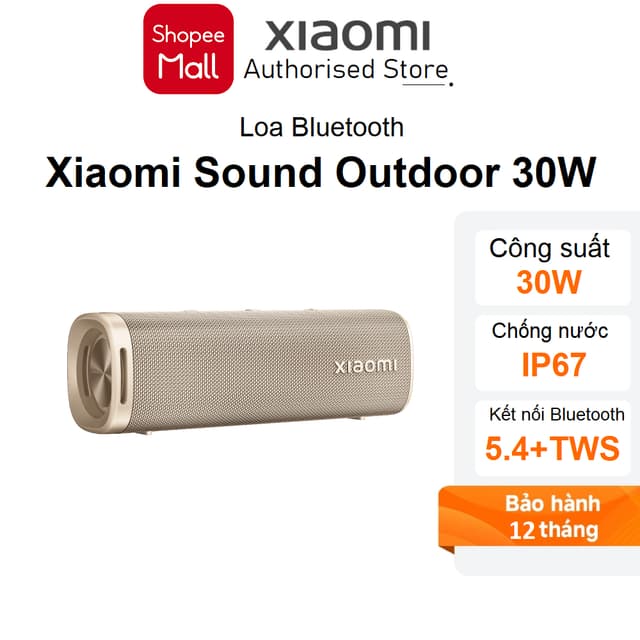 Loa Bluetooth Xiaomi Sound Outdoor 30W Vàng (QBH4370GL) - Hàng chính hãng - Ảnh 11