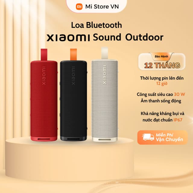 Loa Bluetooth Xiaomi Sound Outdoor 30W Bass Mạnh Mẽ - Bảo Hành 12 Tháng Chính Hãng - Ảnh 10