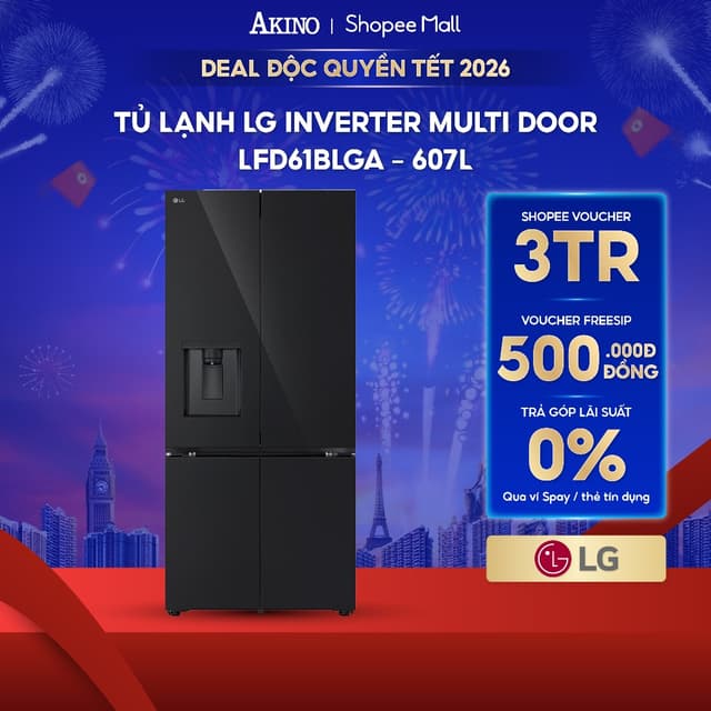 Tủ lạnh LG Inverter 607 lít Multi Door LFD61BLGA - Hàng Chính Hãng - Ảnh 9