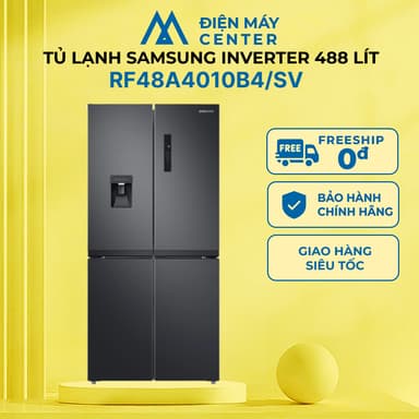 So sánh giá Tủ lạnh Samsung Inverter 488 lít Multi Door RF48A4010B4/SV - Chính hãng bảo hành 24 tháng rẻ nhất?