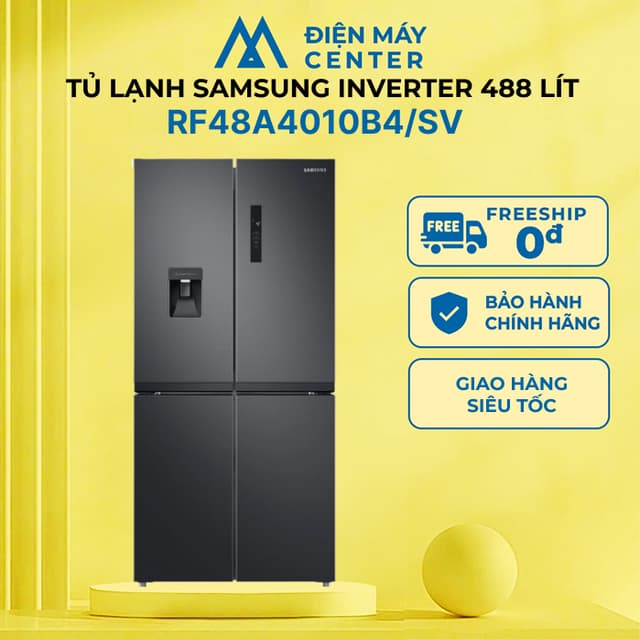 Tủ lạnh Samsung Inverter 488 lít Multi Door RF48A4010B4/SV - Chính hãng bảo hành 24 tháng - Ảnh 10
