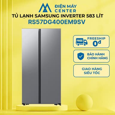 So sánh giá Tủ lạnh Samsung Inverter 583 lít Side By Side RS57DG400EM9SV - Freeship - Bảo hành 24 tháng rẻ nhất?