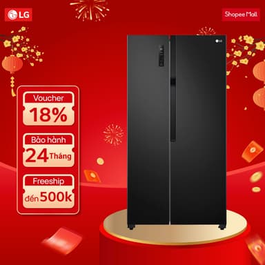 So sánh giá [Chỉ giao lắp HN] Tủ lạnh LG Inverter 519 lít Side By Side GR-B256BL - Miễn phí lắp đặt rẻ nhất?