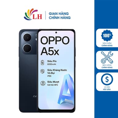 So sánh giá Điện thoại Oppo A5x (4GB/128GB) - Hàng chính hãng rẻ nhất?