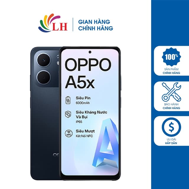 Điện thoại Oppo A5x (4GB/128GB) - Hàng chính hãng - Ảnh 3