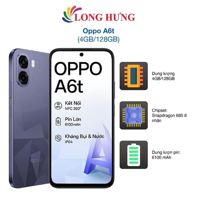 Điện thoại Oppo A6t (4GB/128GB) - Hàng chính hãng - Ảnh 2