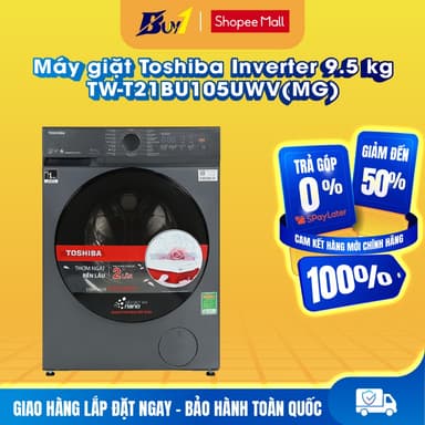 So sánh giá TW-T21BU105UWV(MG) - Máy giặt Toshiba Inverter 9.5 kg TW-T21BU105UWV(MG) - Hàng chính hãng rẻ nhất?
