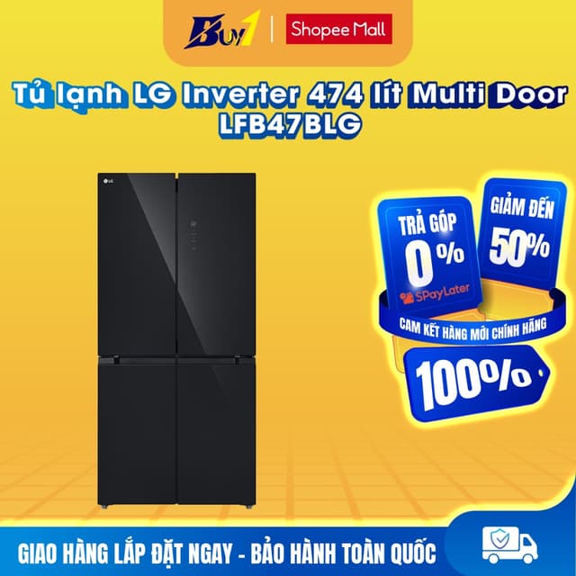 LFB47BLG - Tủ lạnh LG Inverter 474 lít Multi Door LFB47BLG - Hàng chính hãng - Ảnh 7