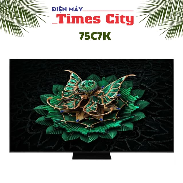 Google Tivi QD-Mini LED TCL AI 4K 75 inch 75C7K - Ảnh 1