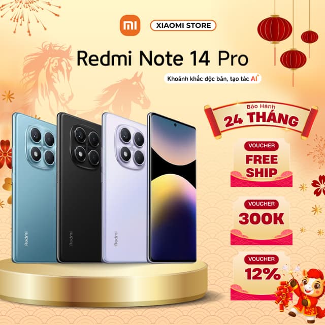 Điện thoại Xiaomi Redmi Note 14 Pro 8GB/256GB - Quốc Tế Chính Hãng Bảo Hành 24 Tháng - (Nguyên Seal) - Ảnh 4