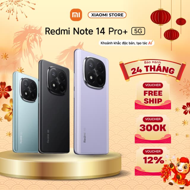 Điện thoại Redmi Note 14 Pro+ (Plus) 5G - 8GB/256GB - Quốc Tế Chính Hãng Bảo Hành 24 Tháng - (Nguyên Seal) - Ảnh 12